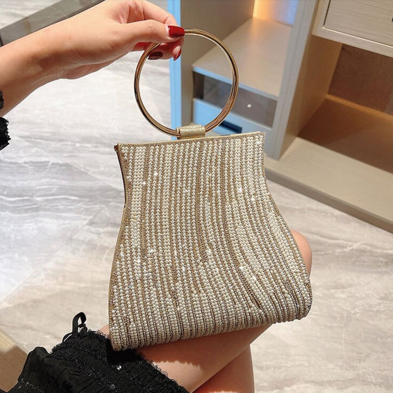 (CS) Meghan Rhinestones Handbag