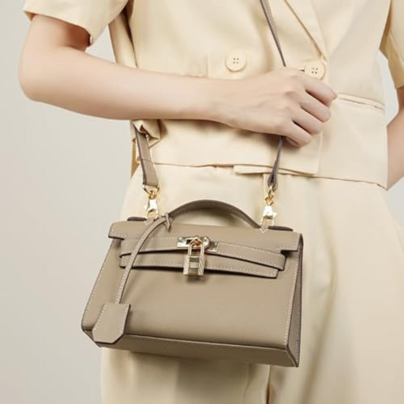 Martonix Leather Strap Crossbody Bag