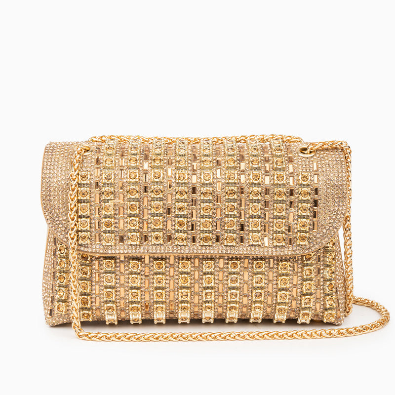 (CS) Chantal Diamond Clutch Bag