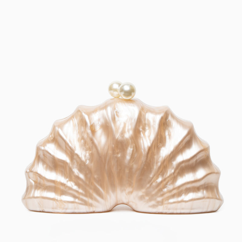 Chloe Shell Clutch Bag