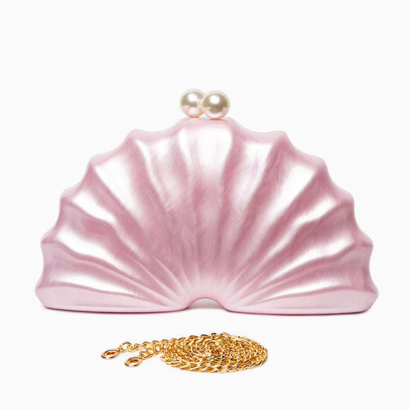 Chloe Shell Clutch Bag