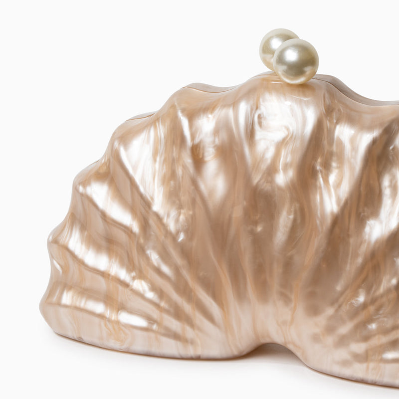 Chloe Shell Clutch Bag