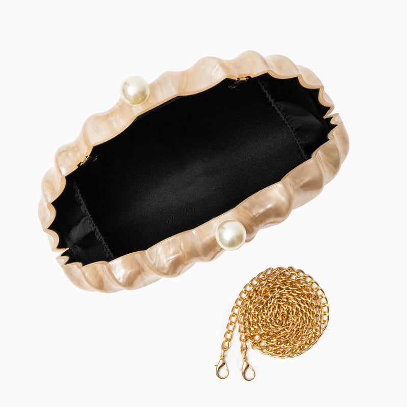 Chloe Shell Clutch Bag