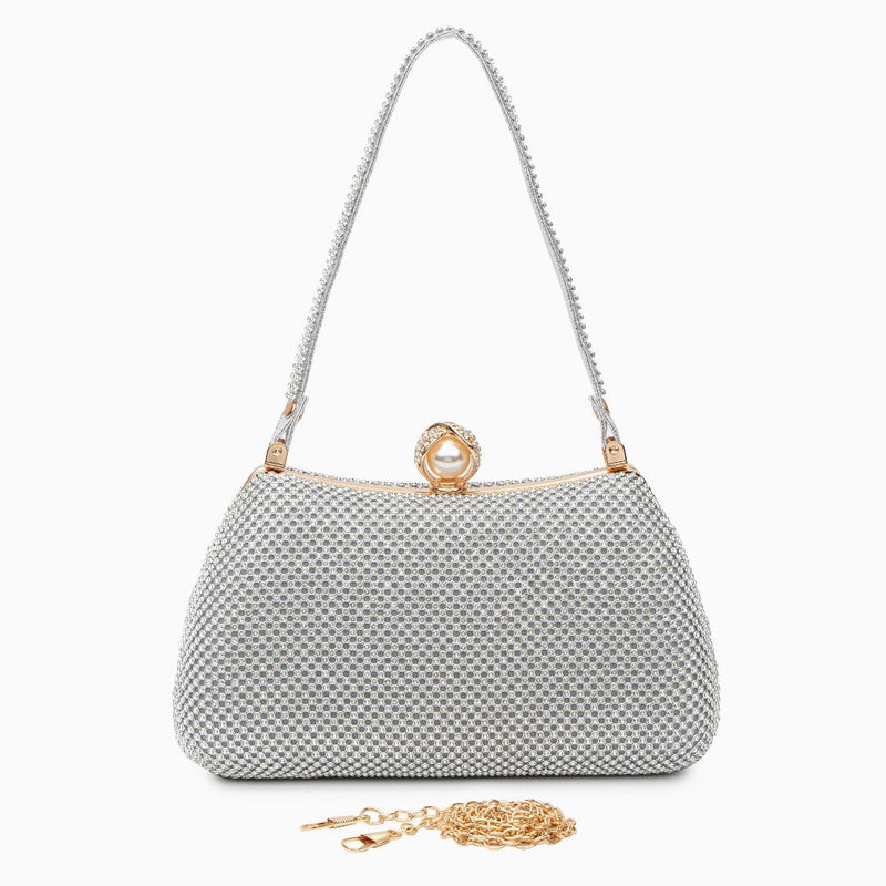 (CS) Vintage Rhinestones Glitter Handbag