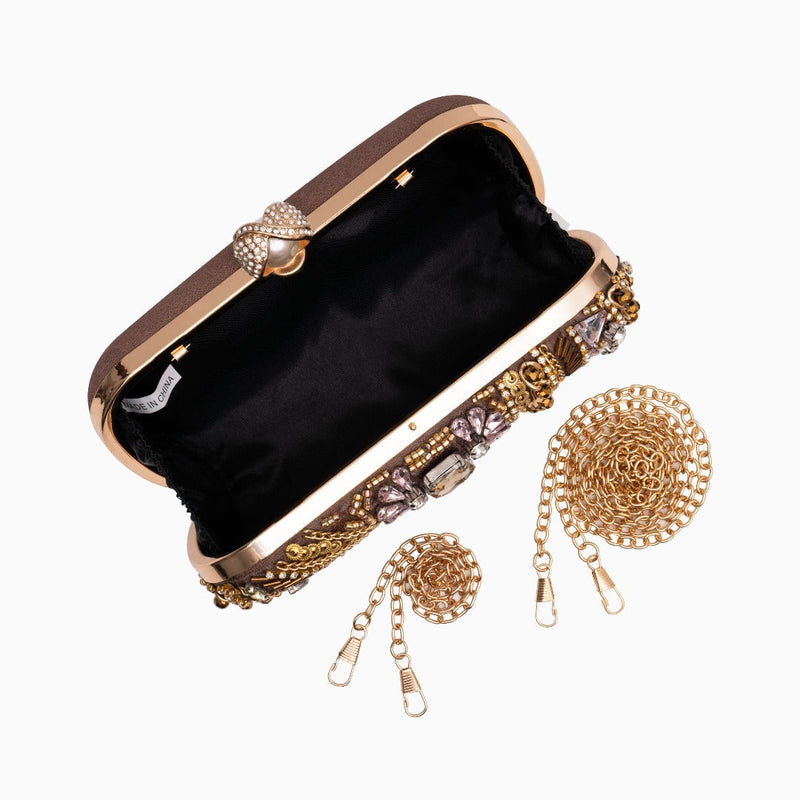 (CS) Cynthia Beaded Embroidery Clutch Bag