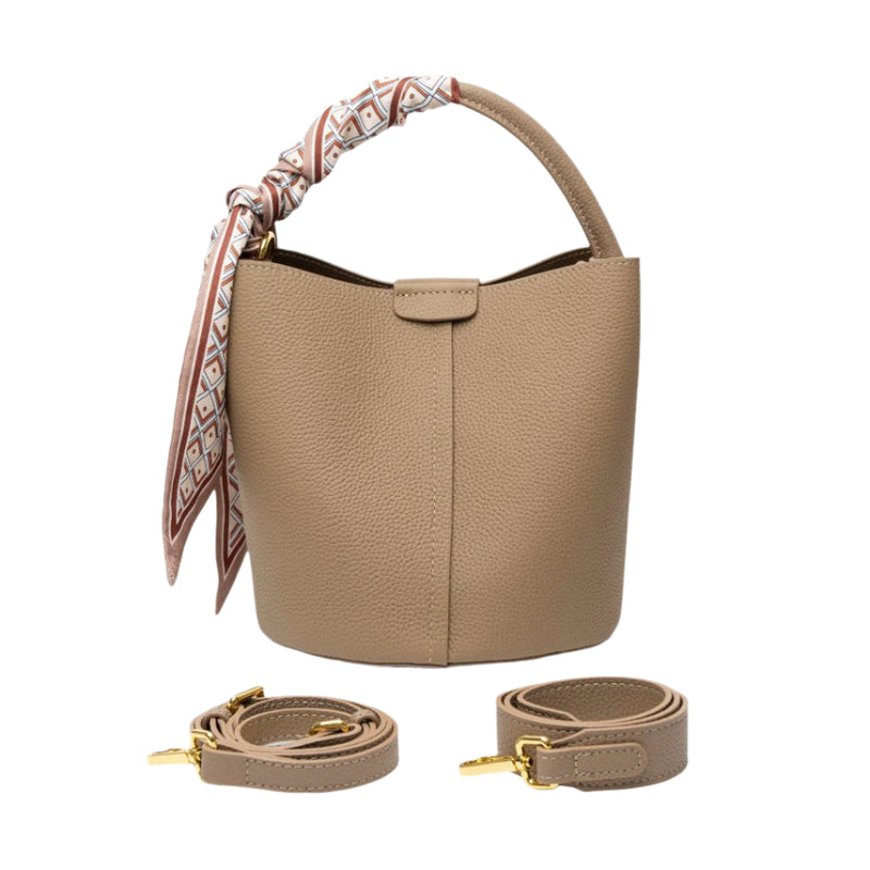 Heather Leather Crossbody Bag