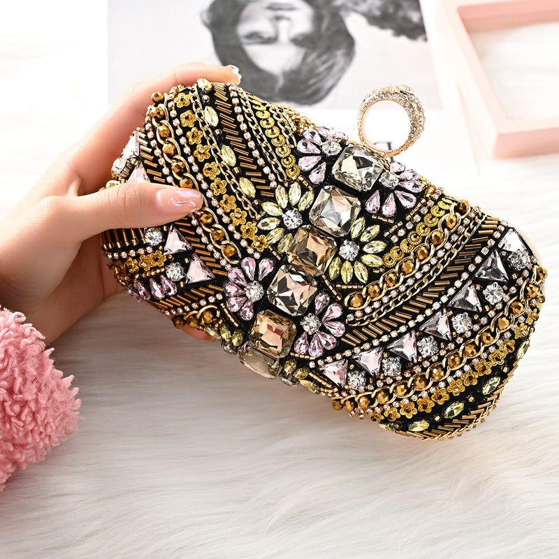 (CS) Cynthia Beaded Embroidery Clutch Bag