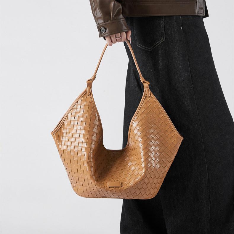 Liza Woven Shoulder Bag