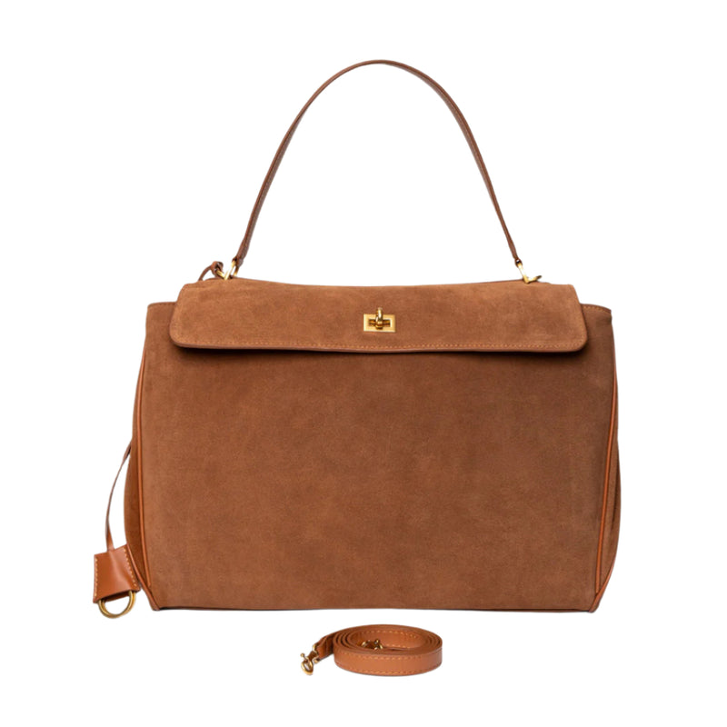 Luxury Lauryn Handbag - Caramel