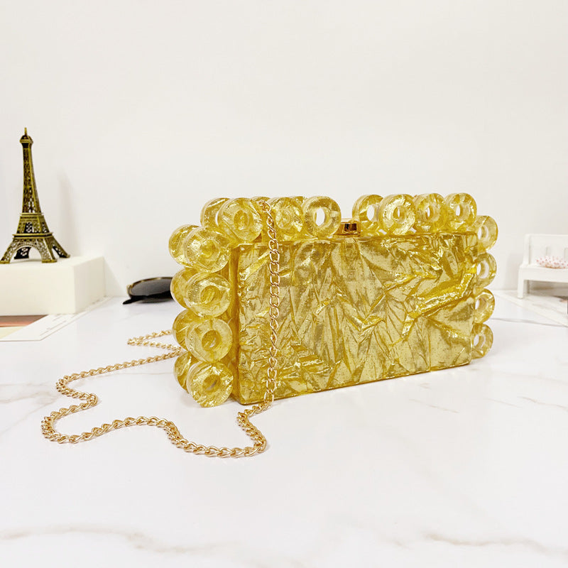 Jeanne Acrylic Clutch Bag