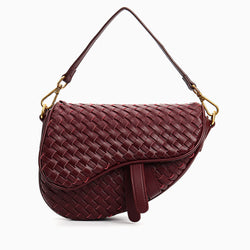 Madelyn Woven Saddle Bag