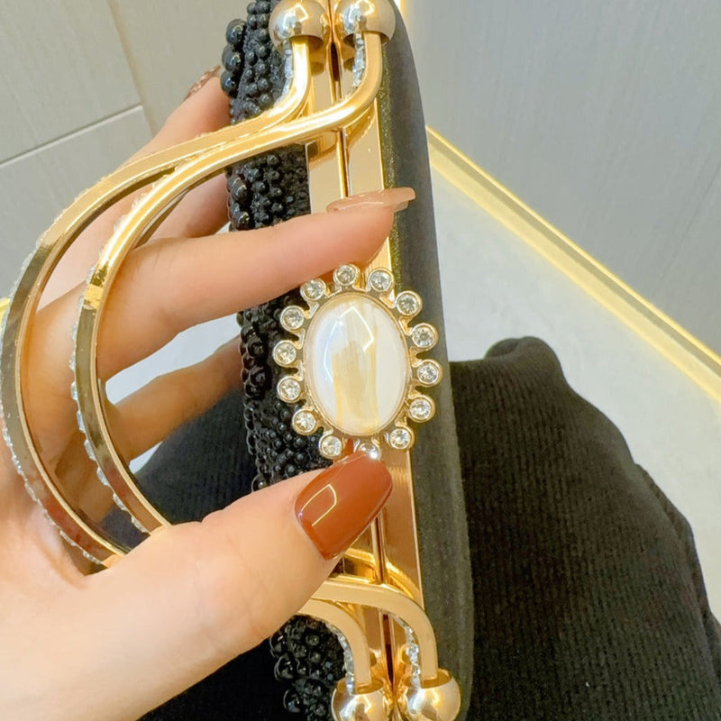 (CS) Clarabelle Pearl Clutch Bag