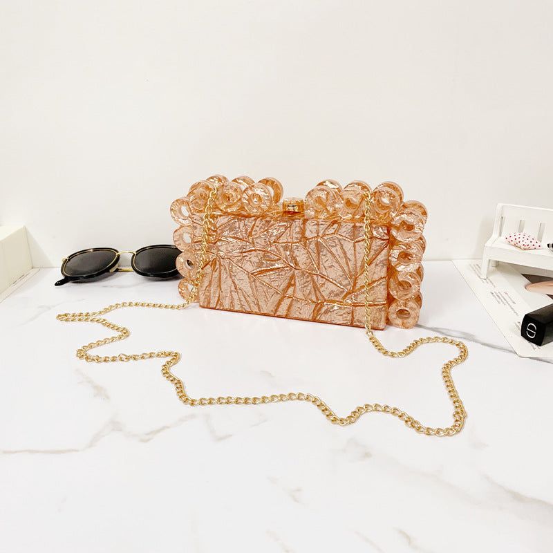 Jeanne Acrylic Clutch Bag