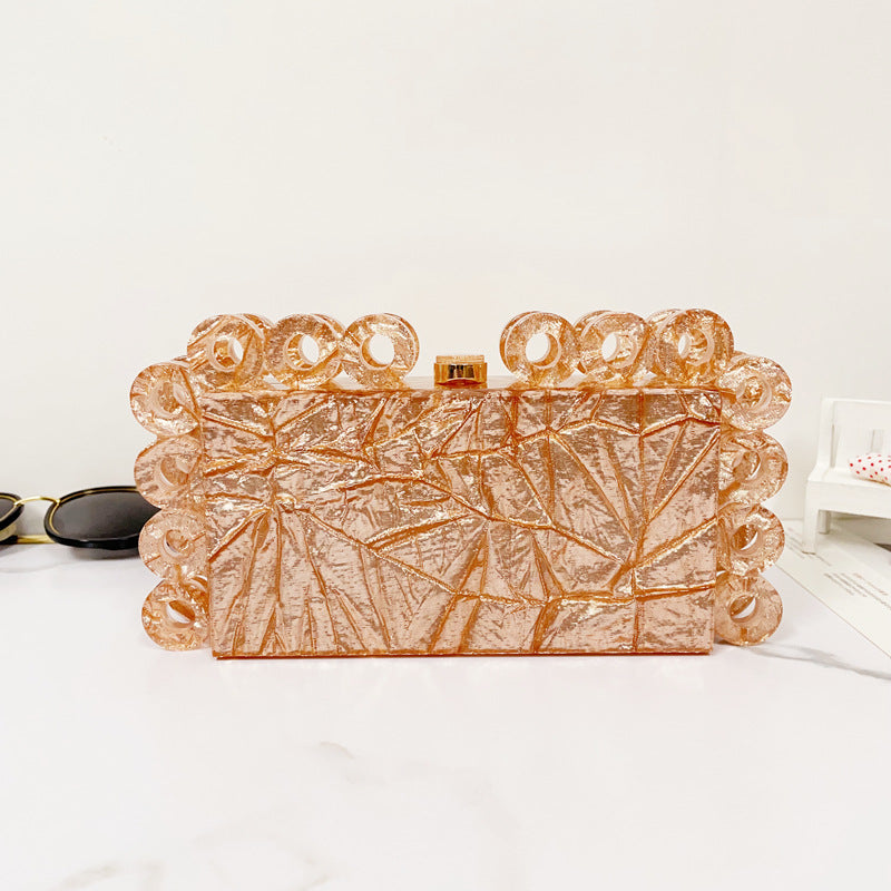 Jeanne Acrylic Clutch Bag