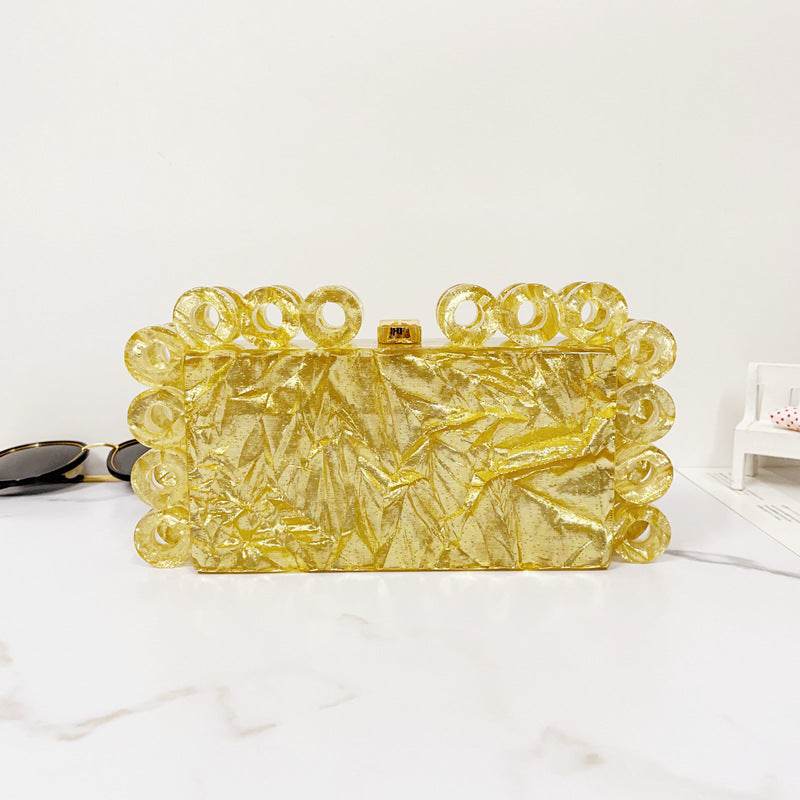 Jeanne Acrylic Clutch Bag