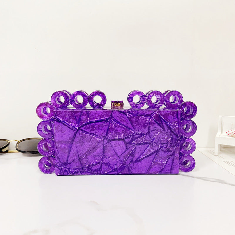 Jeanne Acrylic Clutch Bag