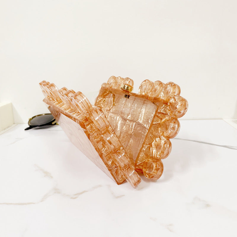 Jeanne Acrylic Clutch Bag