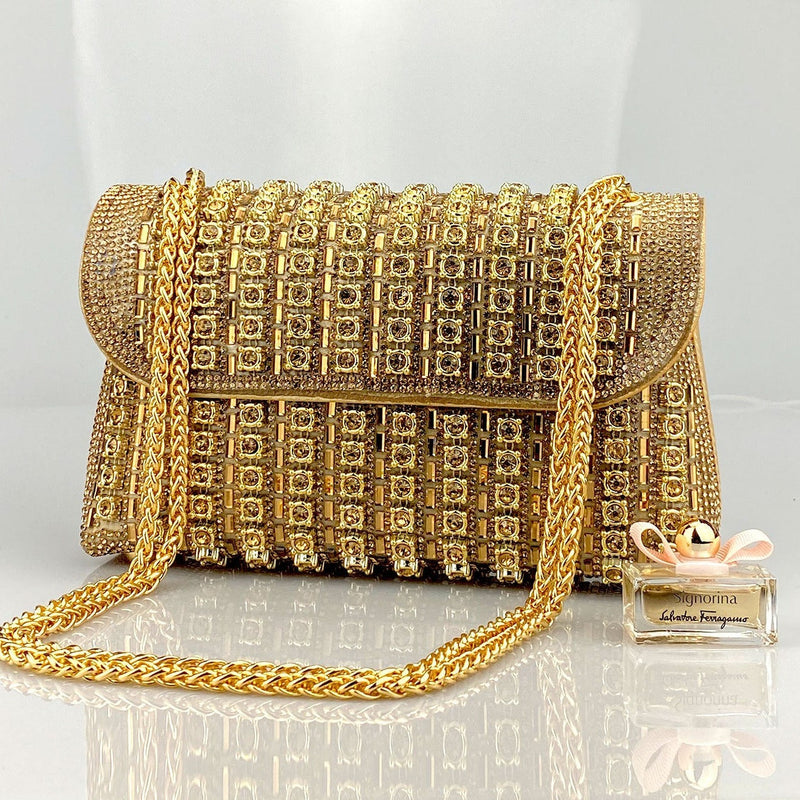 (CS) Chantal Diamond Clutch Bag