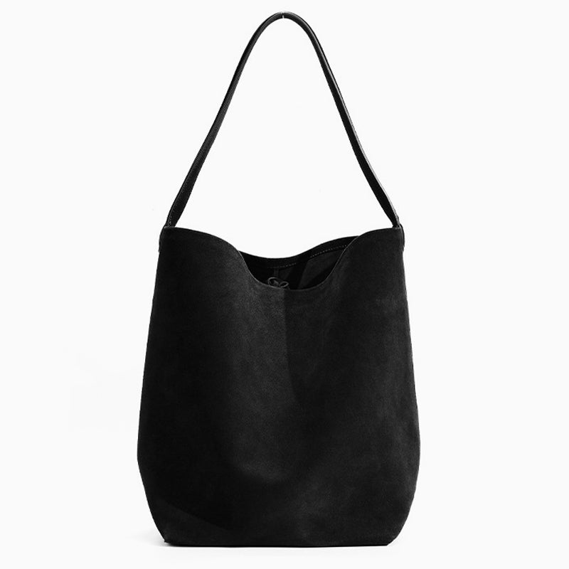 Sara Suede Shoulder Bag