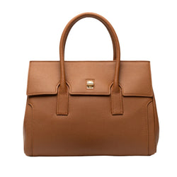 Valentina Medium Tote Bag - Brown