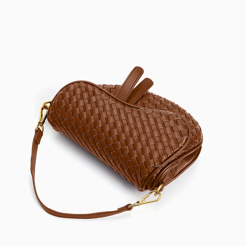 Madelyn Woven Saddle Bag