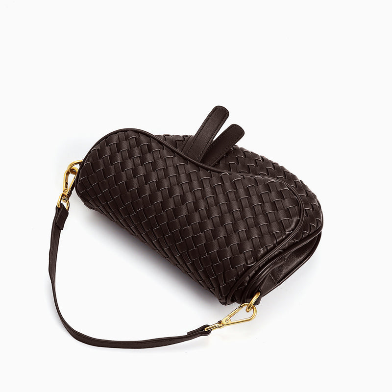 Madelyn Woven Saddle Bag